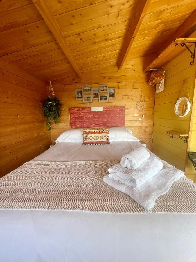 Willow Glamping Hut With Hot Tub, Ensuite, Bbq, Firepit, Views, Fenced Garden, Dog Friendly, Alpacas On Site On Anglesey, North Wales Amlwch Bagian luar foto
